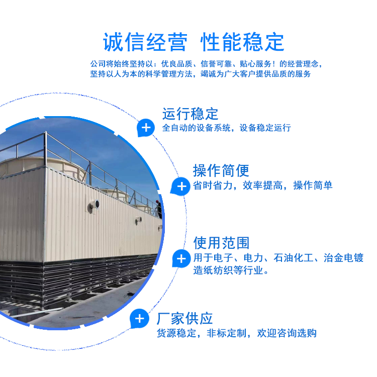 開式|閉式|橫流冷卻塔廠家圖
